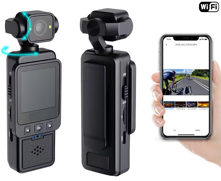 Caméra Sport Hd 1080p Wi-fi – Stabilisation D’image & Objectif Rotatif