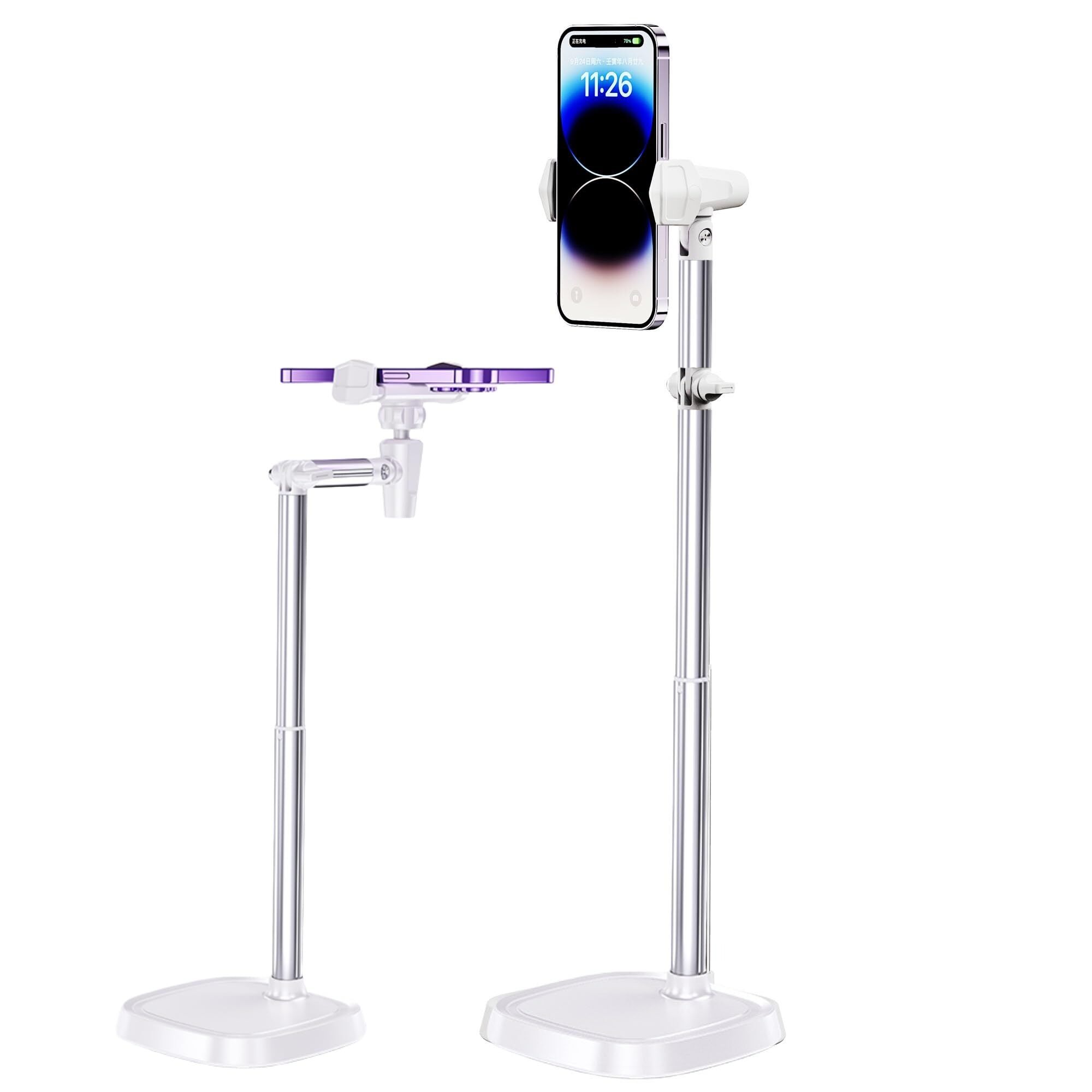 Support Téléphone 360° Réglable en Métal – Stable & Portable