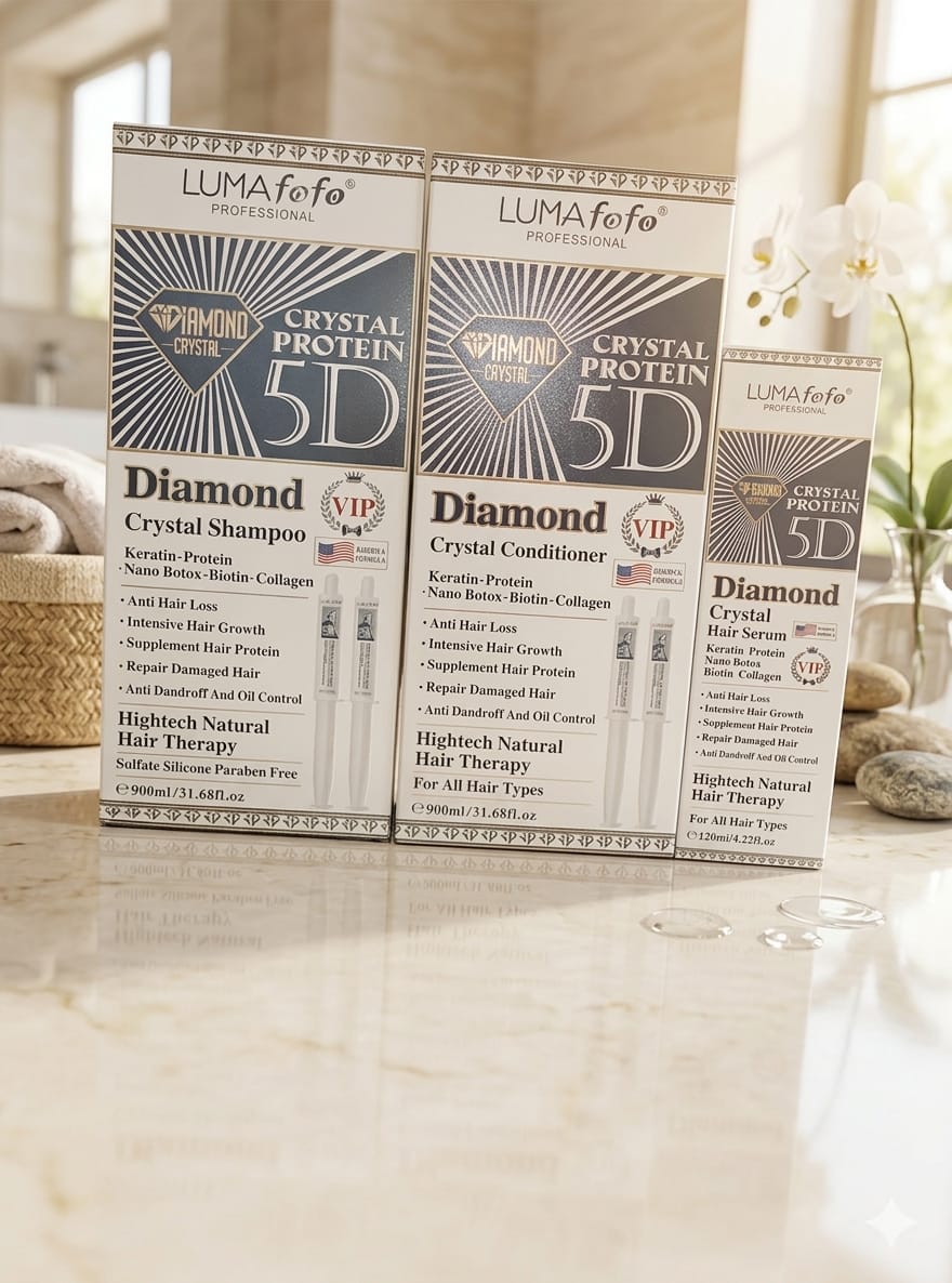 Crystal Protein 5d – Pack Traitement Capillaire Lissage & Réparation