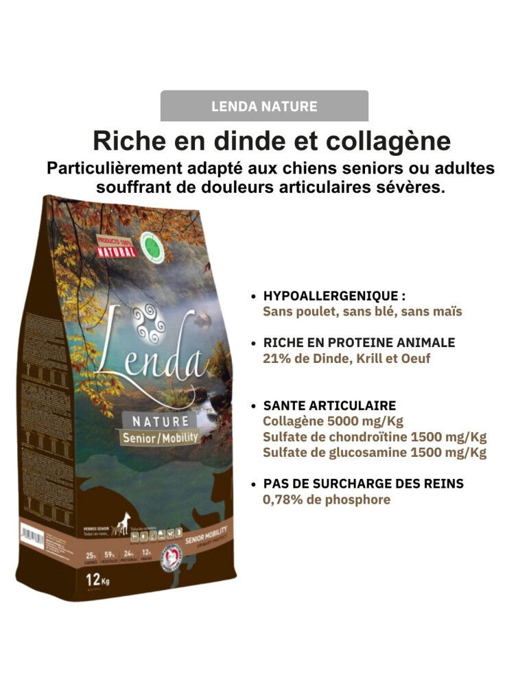 Croquettes Chien Adulte Et Senior Articulations Hypoallergéniques