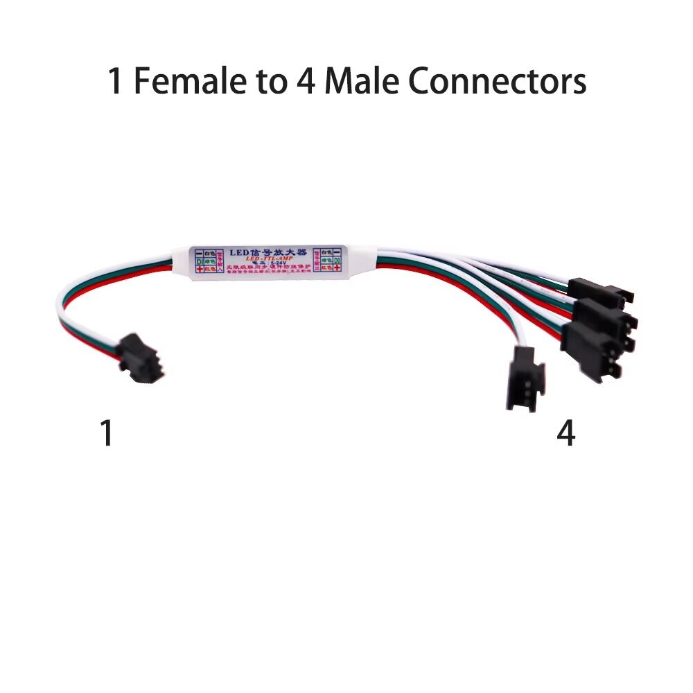 Répéteur D'amplificateur Led De Signal Ttl Pour Ws2811 Ws2812b Sk6812