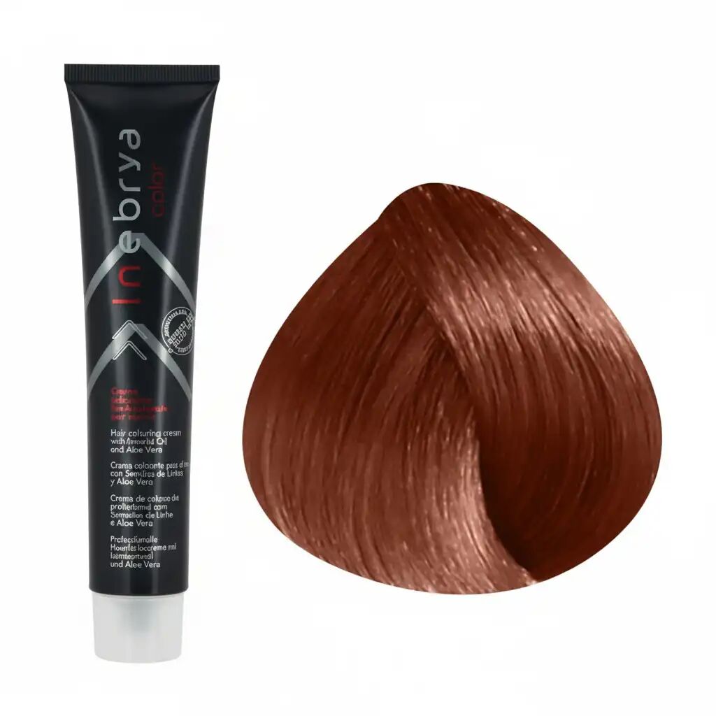 Inebrya -crème Colorante - 7.3 - Blond Doré - Sans Ammoniaque - Tous Types De Cheveux