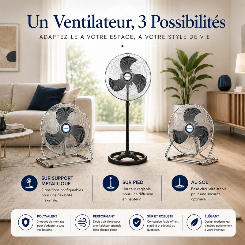 Ventilateur 3-en-1 Bo-724 thumbnail 4