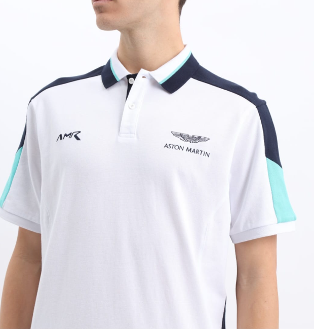 Polo London Pour Homme, Modèle Amr Col Block Coton Biologique thumbnail 3