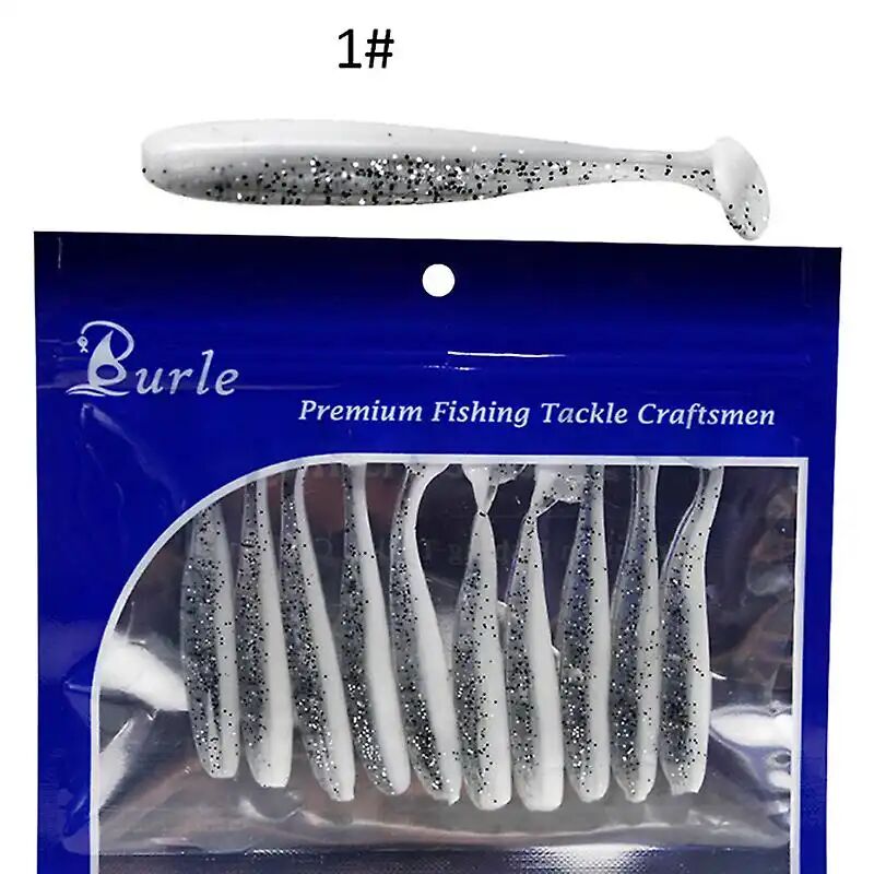 Lot De 10 Leurres Souples En Forme De Poisson, 7 Cm/2 G, Pour La Pêche