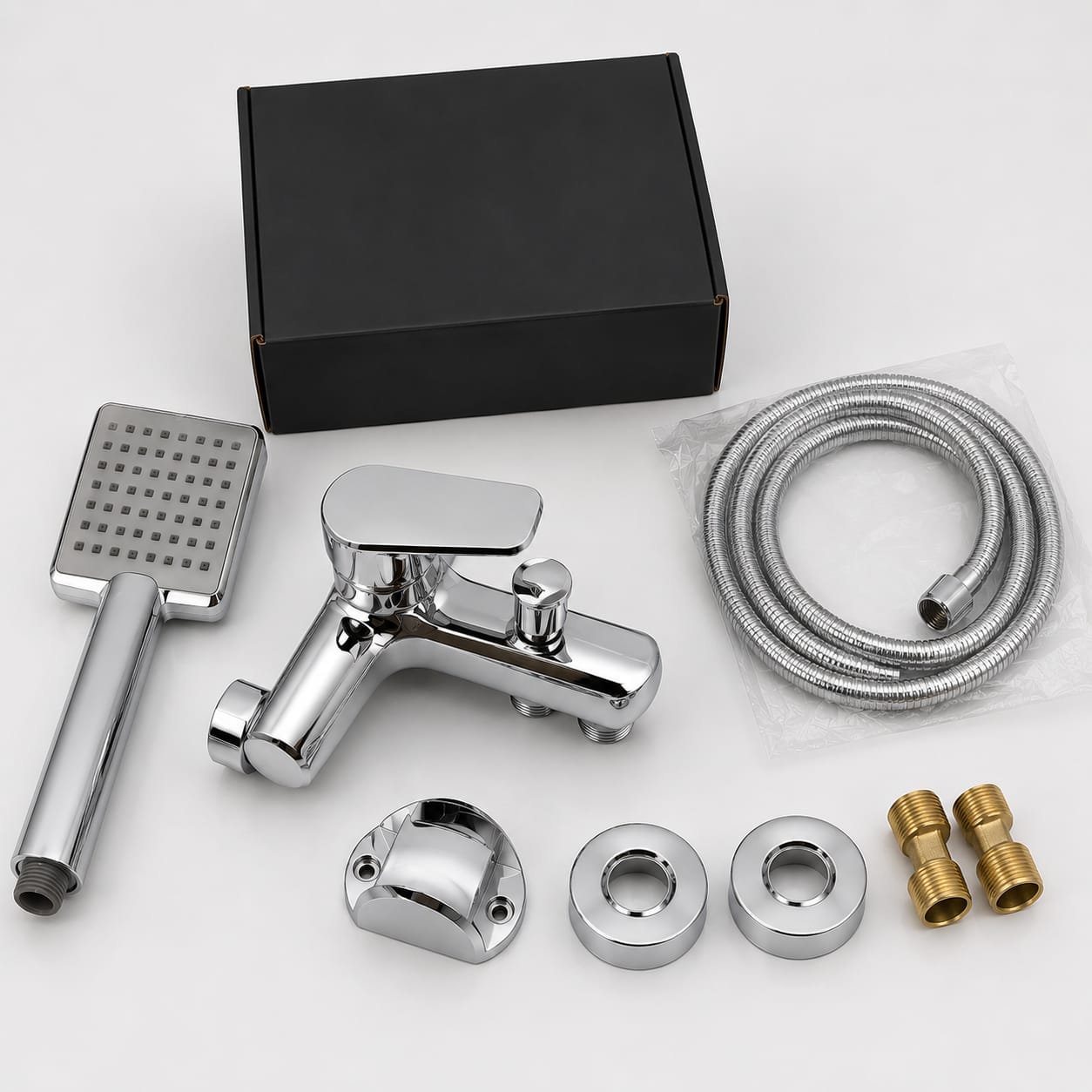 Pack 2 – Mitigeur Douche + Mitigeur Lavabo Chrome thumbnail 4