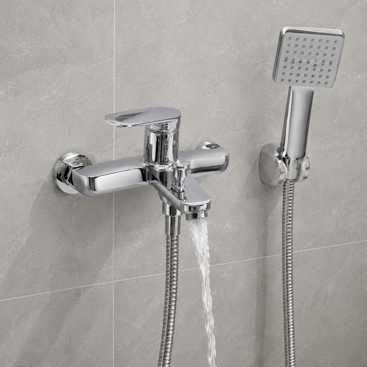 Mitigeur Douche Chromé En Laiton Massif – Fabrication Turque