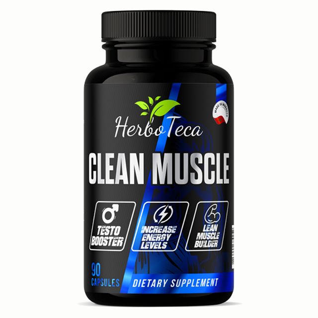 Herboteca Testo Booster Clean Muscle Formule Synergique 90 Caps