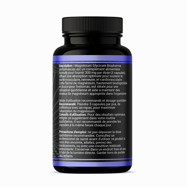 Magnésium Glycinate 300mg - Herboteca 90 Capsules thumbnail 3