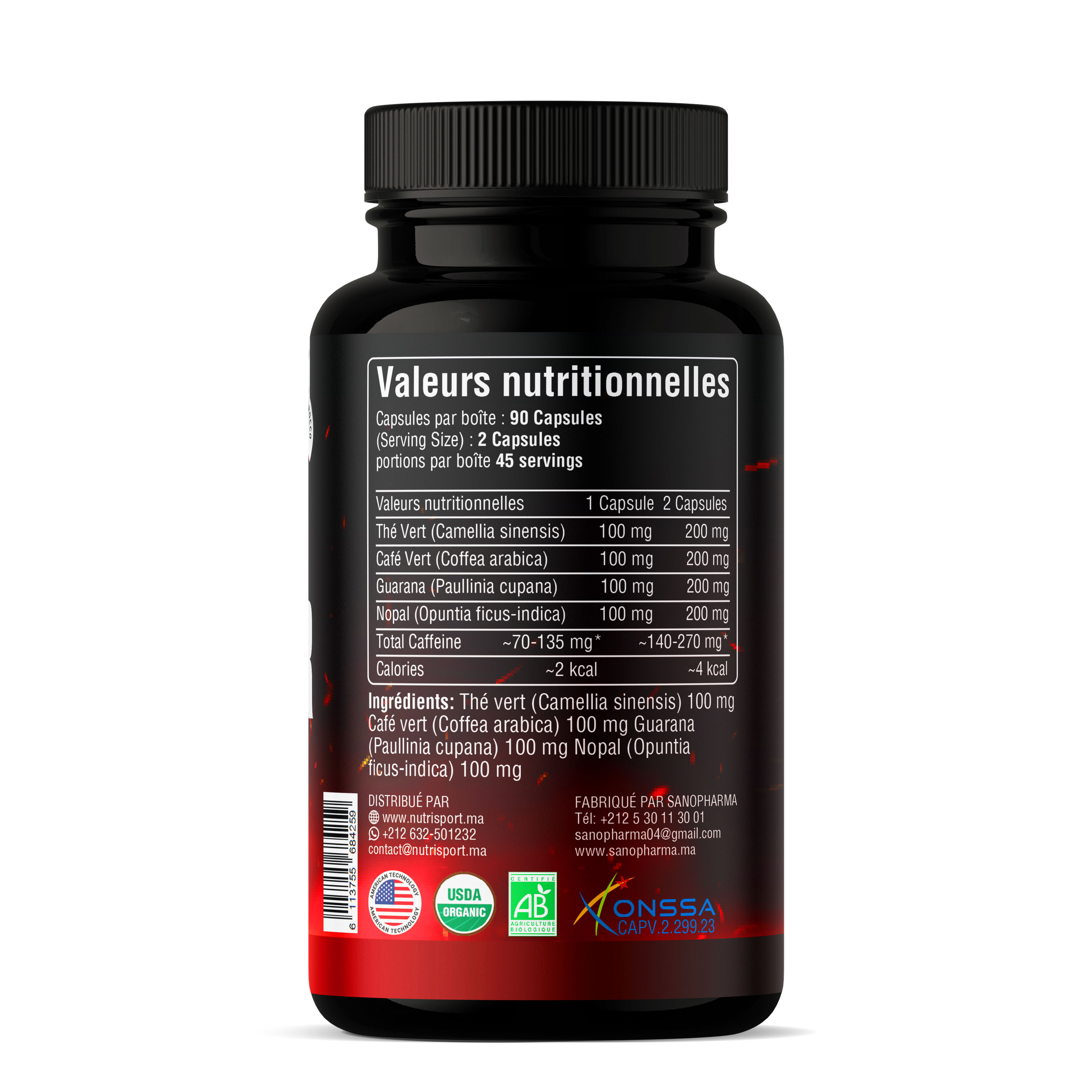Minceur Xtreme Cut Fat Burner Herboteca 90 Caps thumbnail 4