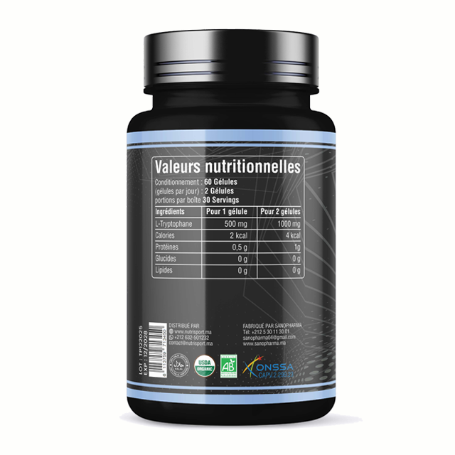 L-tryptophane 500mg Par Dose 60