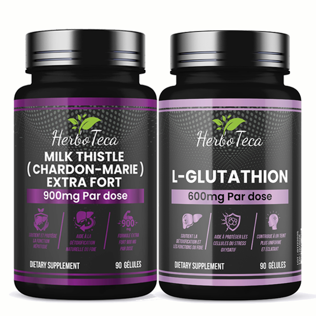 Pack Détox & Protection Du Foie Chardon-marie + L-glutathion