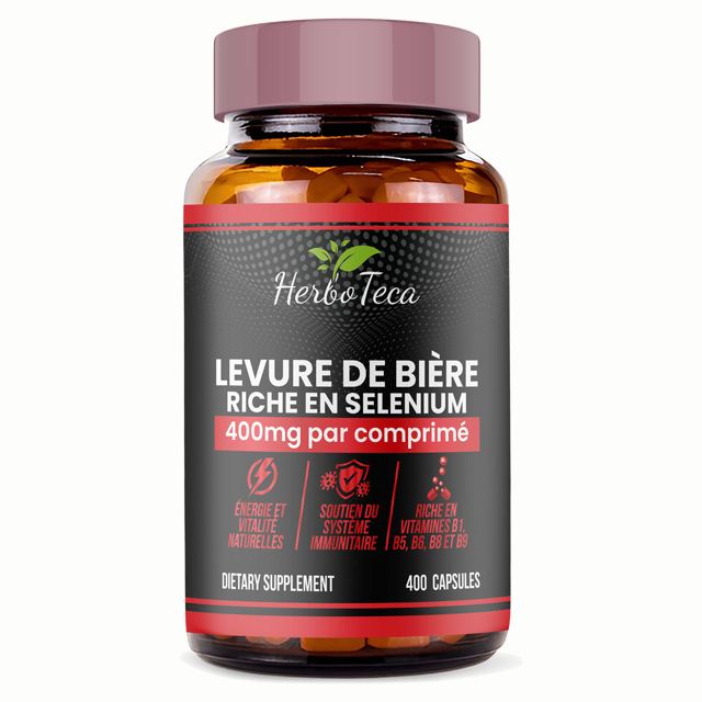 Pack Synergie Digestion & Vitalité Levure De Bière 400 Comprimés + Probiotiques 60 Capsules