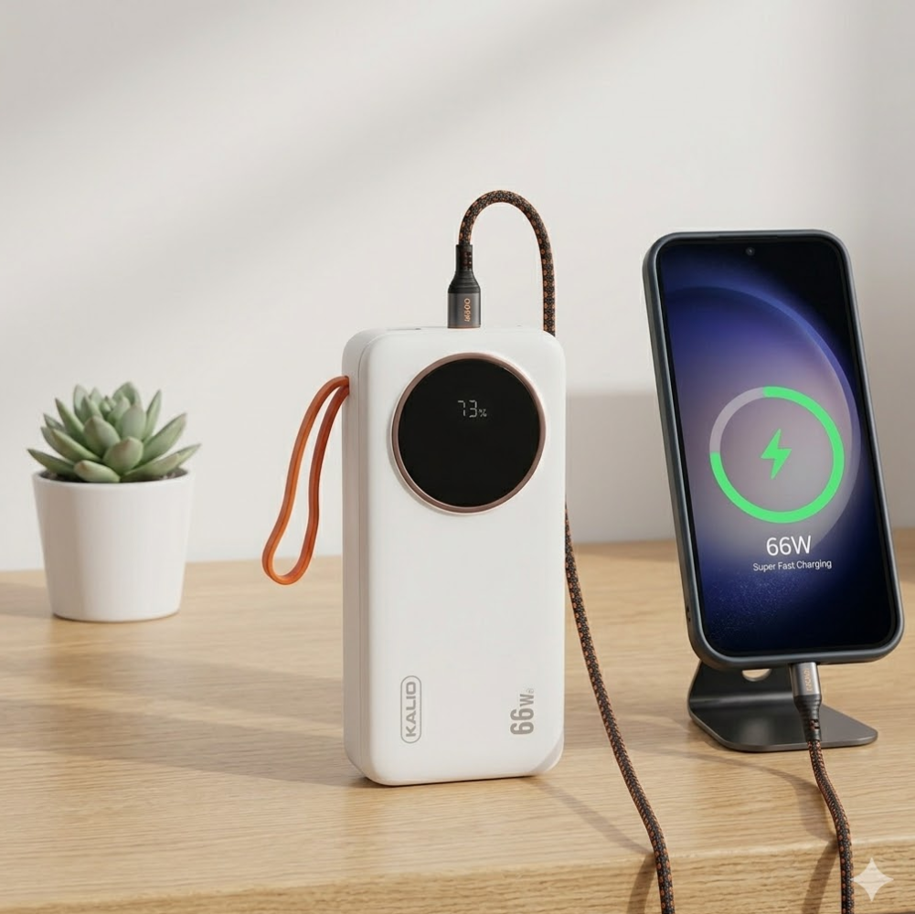 Power Bank 30000mah – Batterie Externe Haute Capacité À Charge Rapide