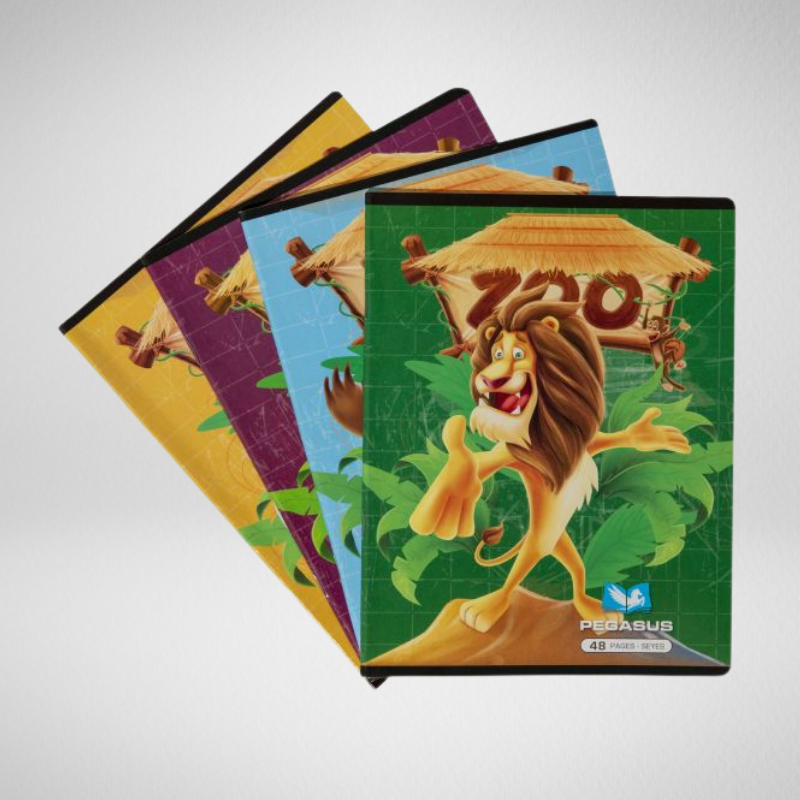 Cahier 48p Pf Pegasus (couverture Aleatoire)