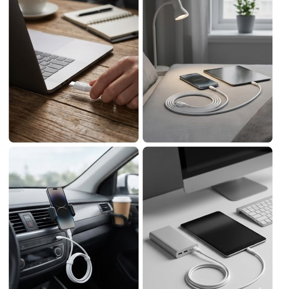 Câble Sj128 Usb-c Vers Usb-c 100w
