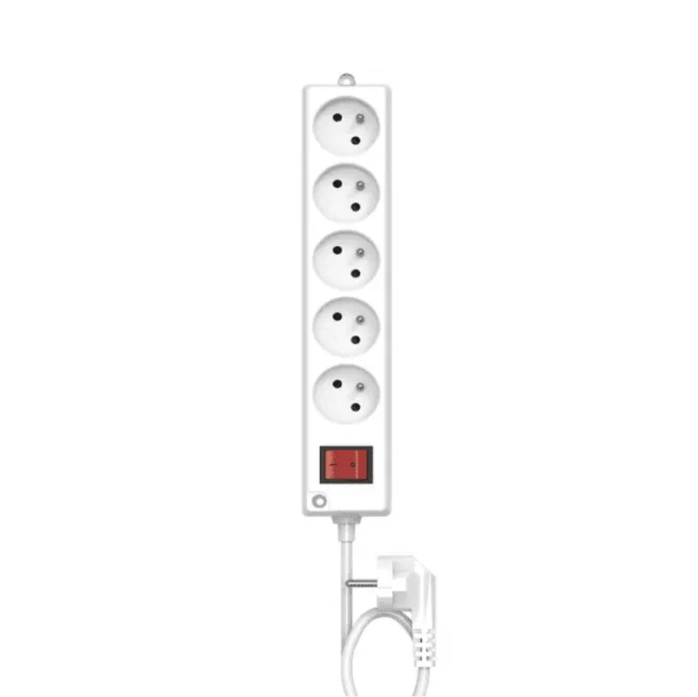 Rallonge Électrique Multiprises 5 Prises 2p+t – Câble 1,5 M