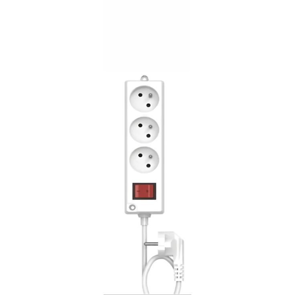 Rallonge Multiprise 3 Prises 2p+t – Câble 1,5 M