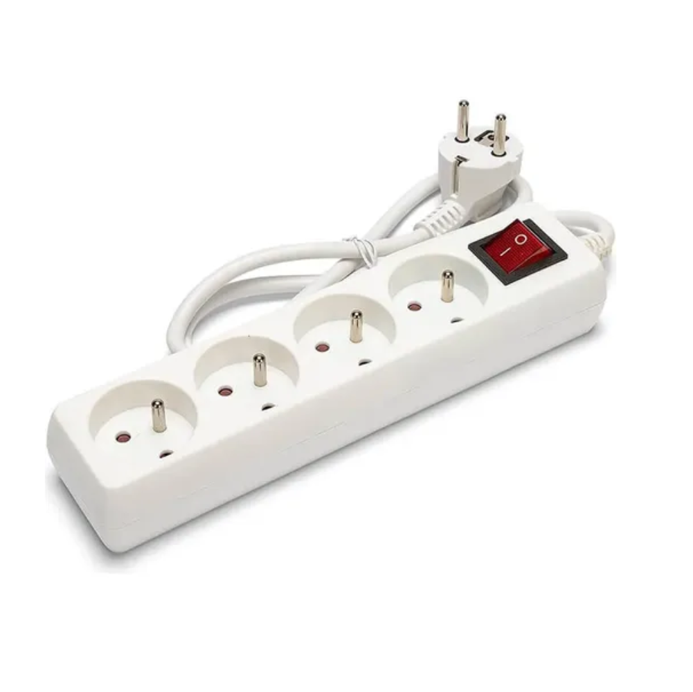 Rallonge Multiprise 4 Prises 2p+t – Câble 1,5 M