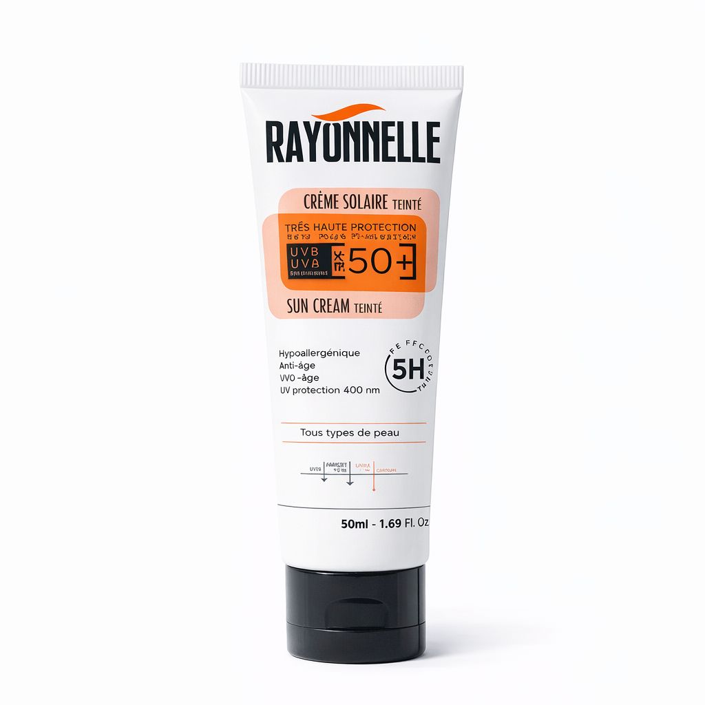 Crème Solaire Spf 50+ Anti-âge – Protection Uvb/uva – Hydratante Et Anti-rides