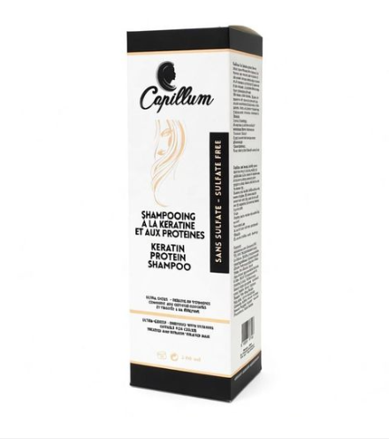 Shampooing À La Kératine & Protéines – Sans Sulfate – Soin Cheveux Réparateur & Fortifiant