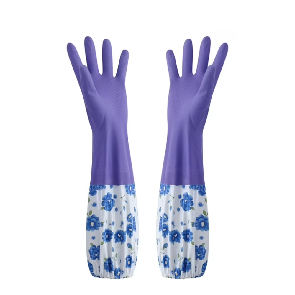 Gants De Cuisine Et De Ménage Imperméables (Couleur Aléatoire)