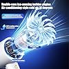 Mini Ventilateur Portable Rechargeable Led  thumbnail 5