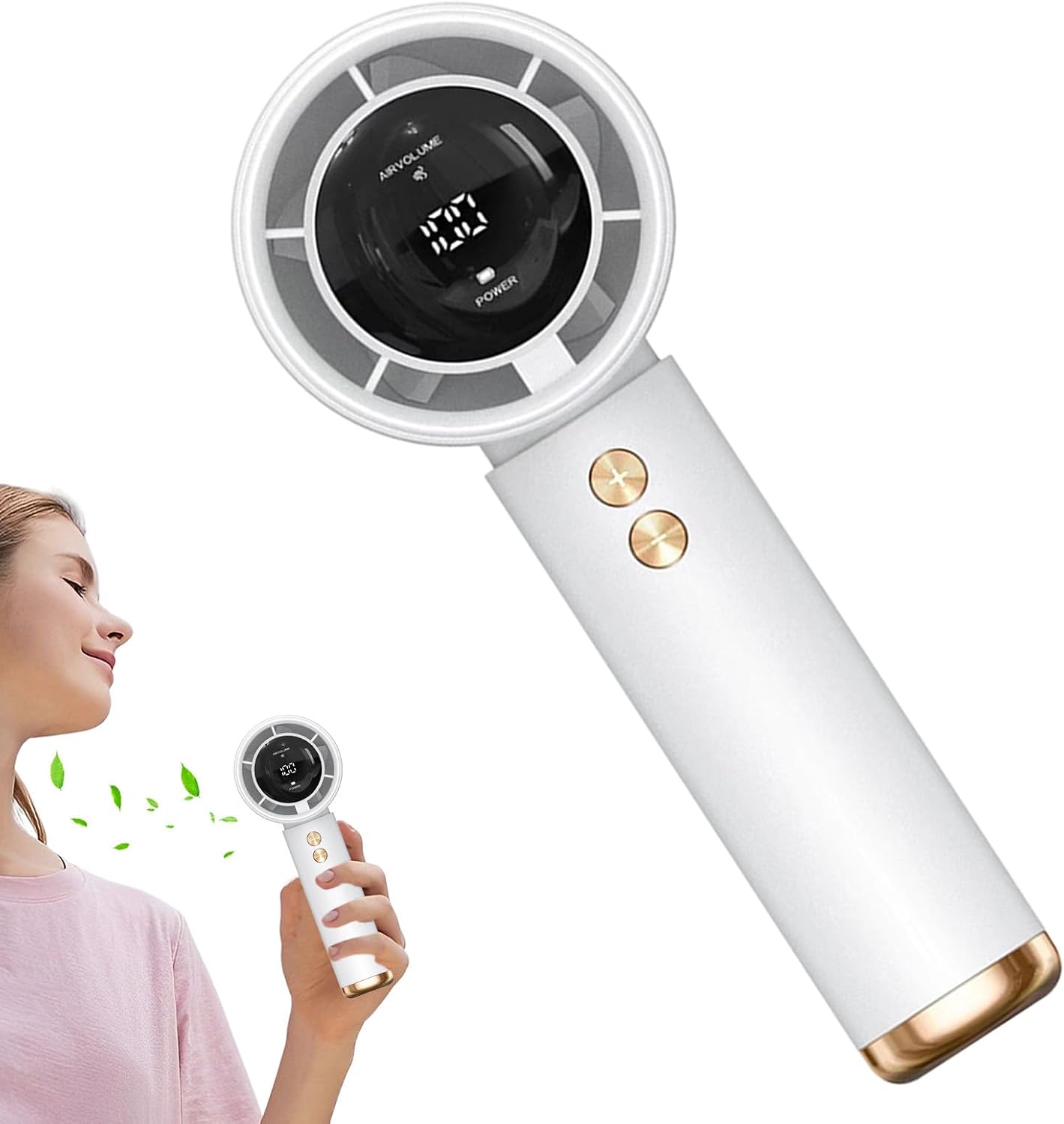 Mini Ventilateur Portable Rechargeable Led 