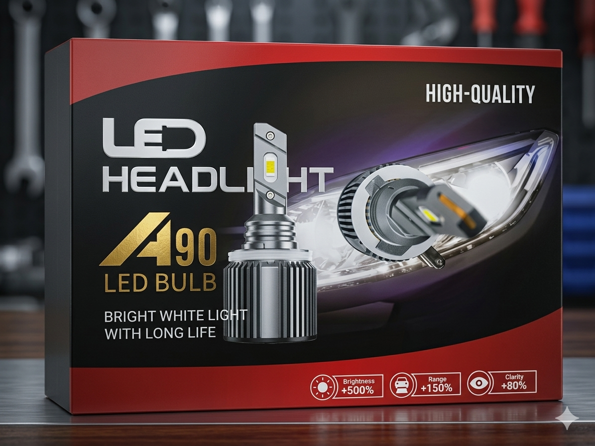 Kit Phares Led A90 H15 12v Haute Luminosité