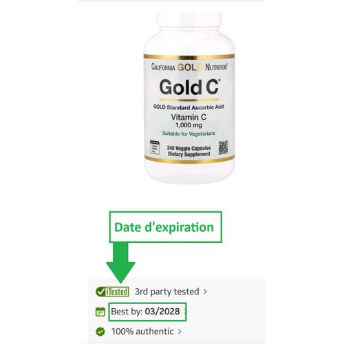 Vitamine C Gold C 240 VegCaps thumbnail 3