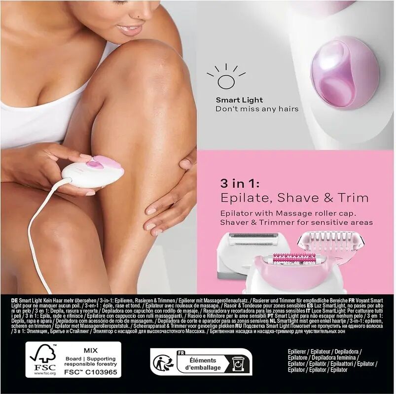 Epilateur Electrique Femme Filaire Silk-epil 3 Se3-031  thumbnail 3