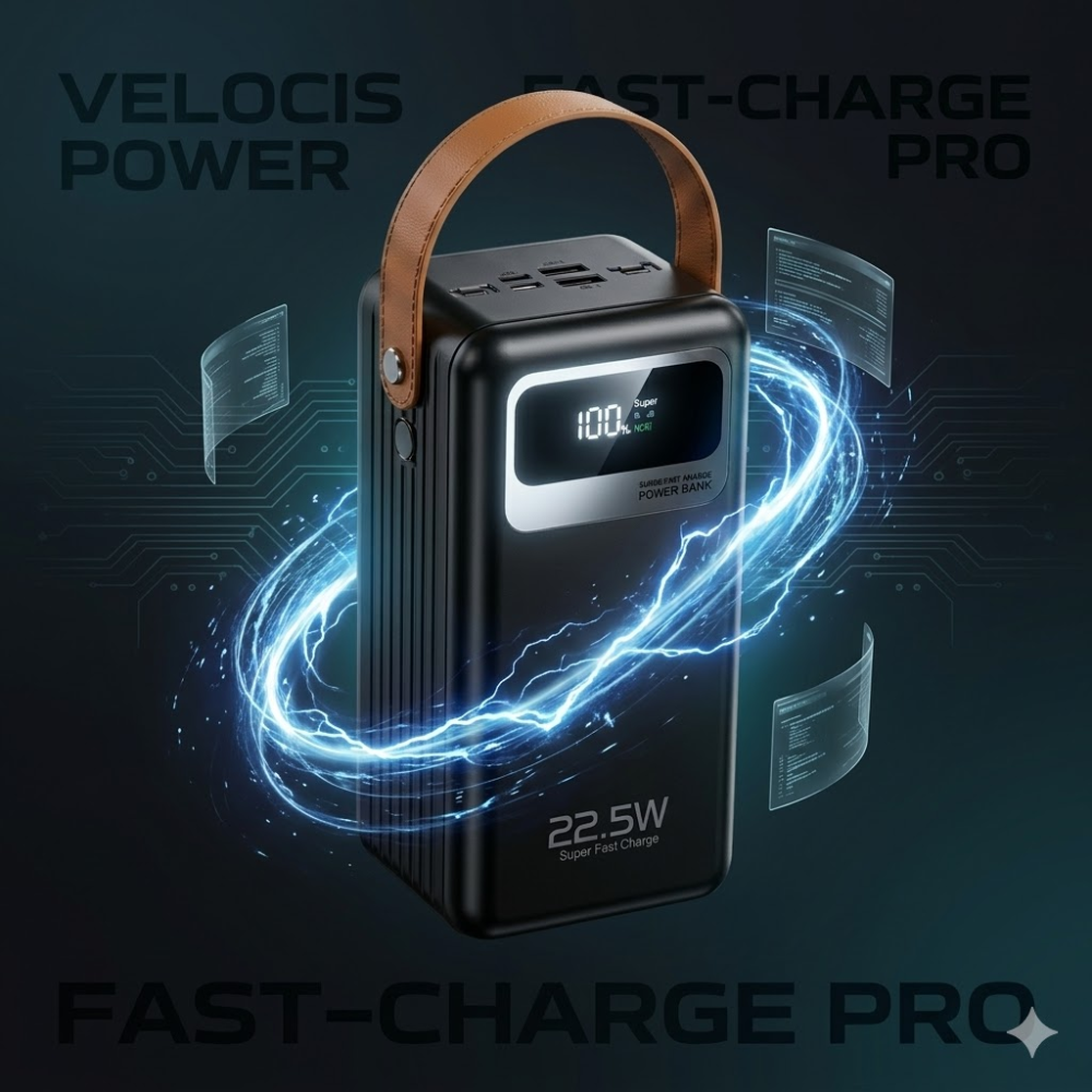 Power Bank 22.5w 60000mah Fast Charging thumbnail 4