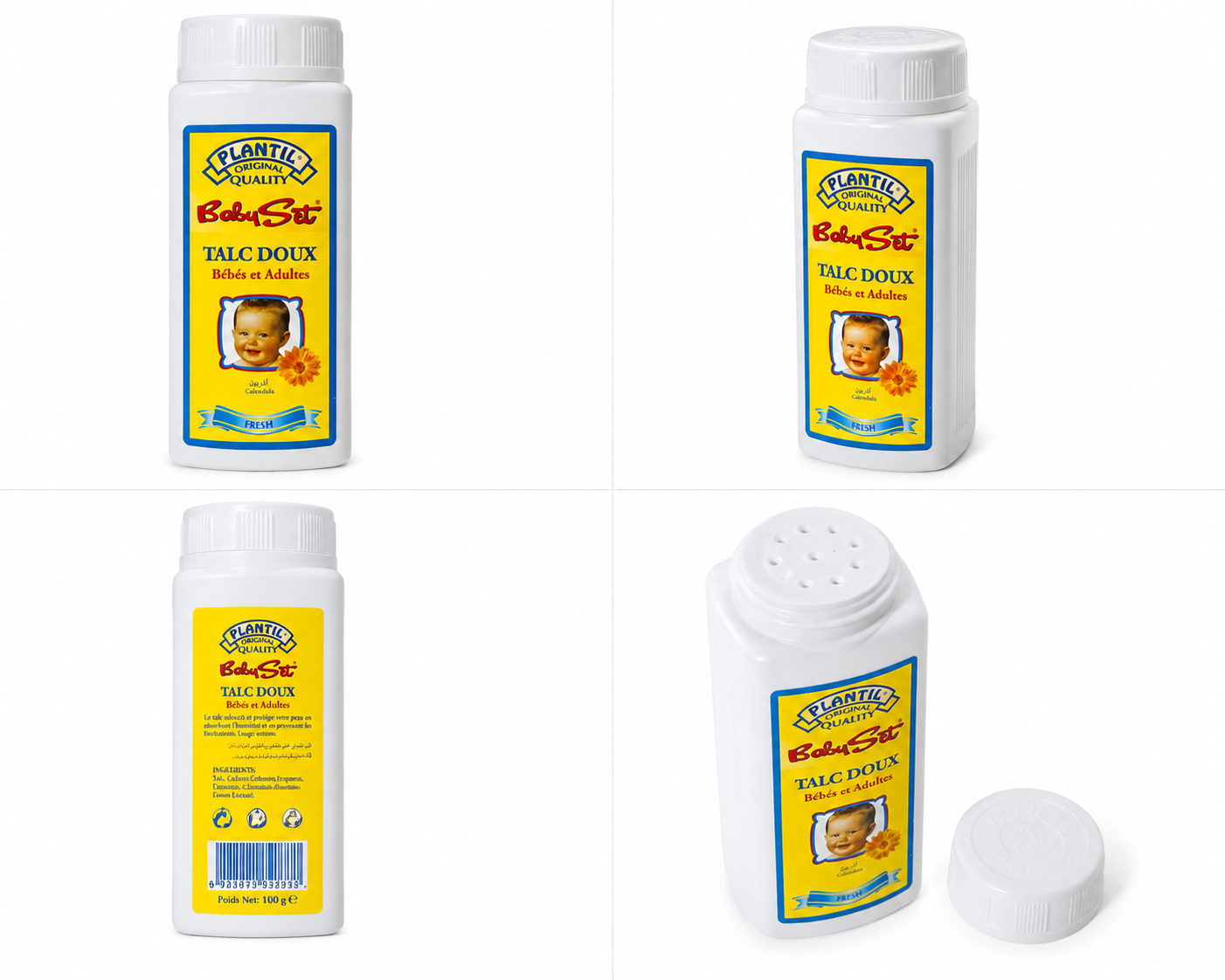 Baby Set Talc Doux Au Calendula 