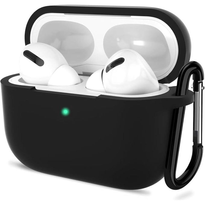 Coque Protection En Silicone Pour Airpods Pro 3 Generation (2025) Pochette Noir