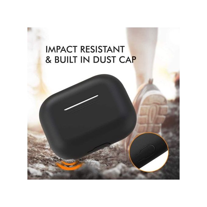 Coque Protection En Silicone Pour Airpods 3 Pochette Noir thumbnail 3