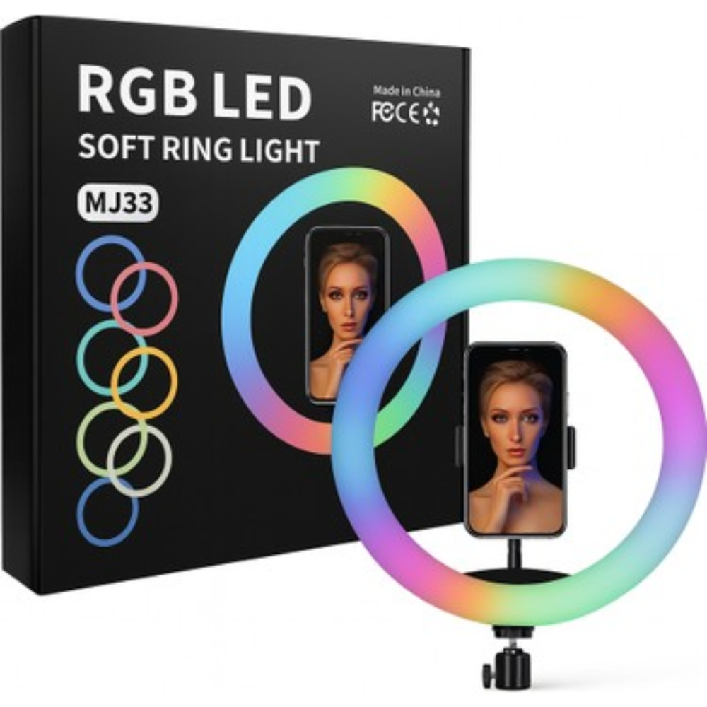 Rgb Led Soft Ring Light Mj33