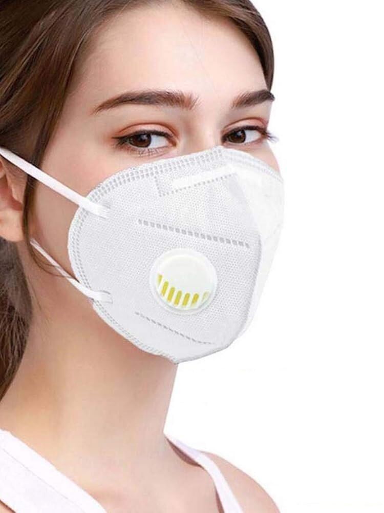 Masques Respiratoires Ffp2 Avec Valve Blanc (paquets De 20)