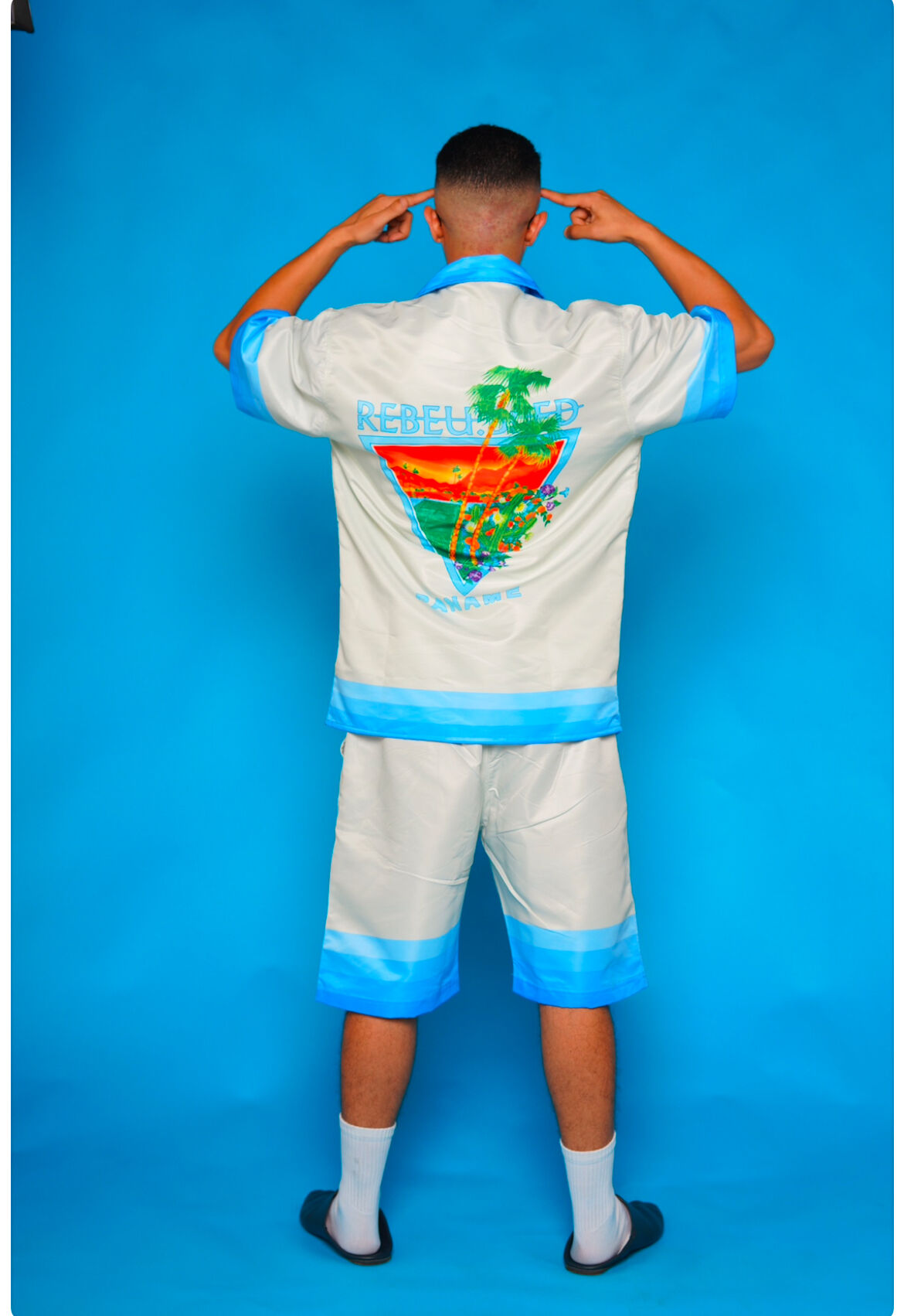 Ensemble Rebeubled : Chemise Tahitienne + Short