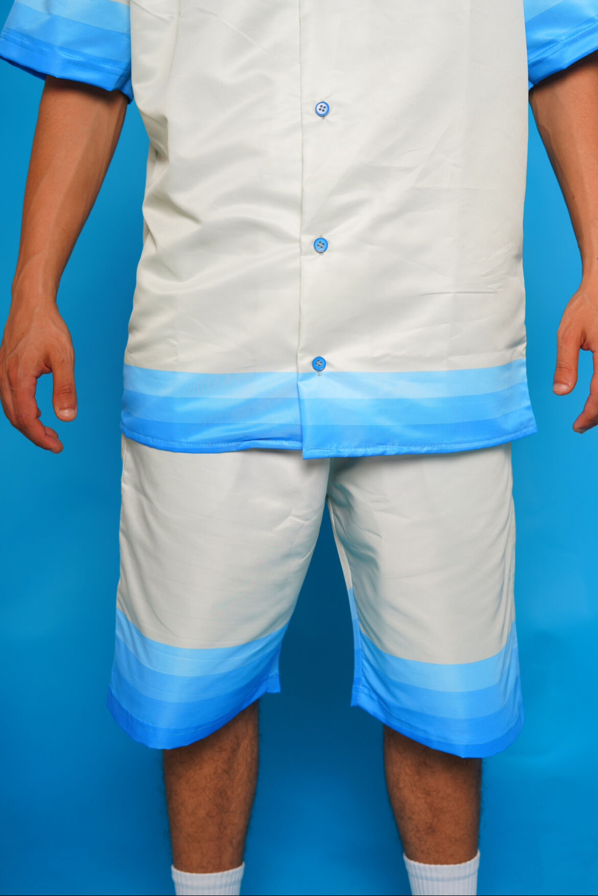 Ensemble Rebeubled : Chemise Tahitienne + Short thumbnail 3