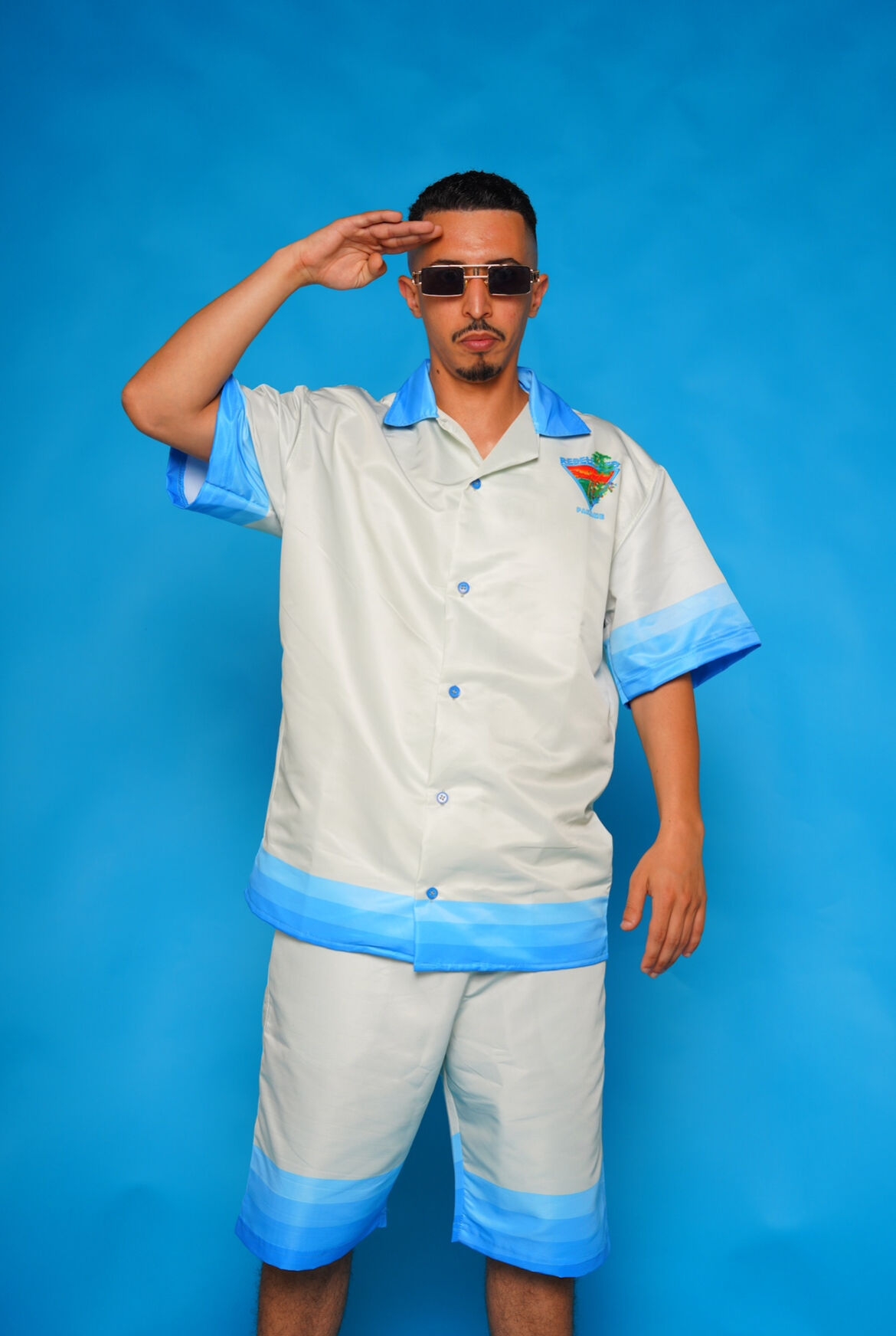 Ensemble Rebeubled : Chemise Tahitienne + Short