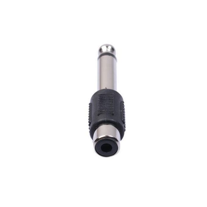 Adaptateur R Ca Femelle Vers 1/4 6.35mm Mâle Mono Audio thumbnail 3