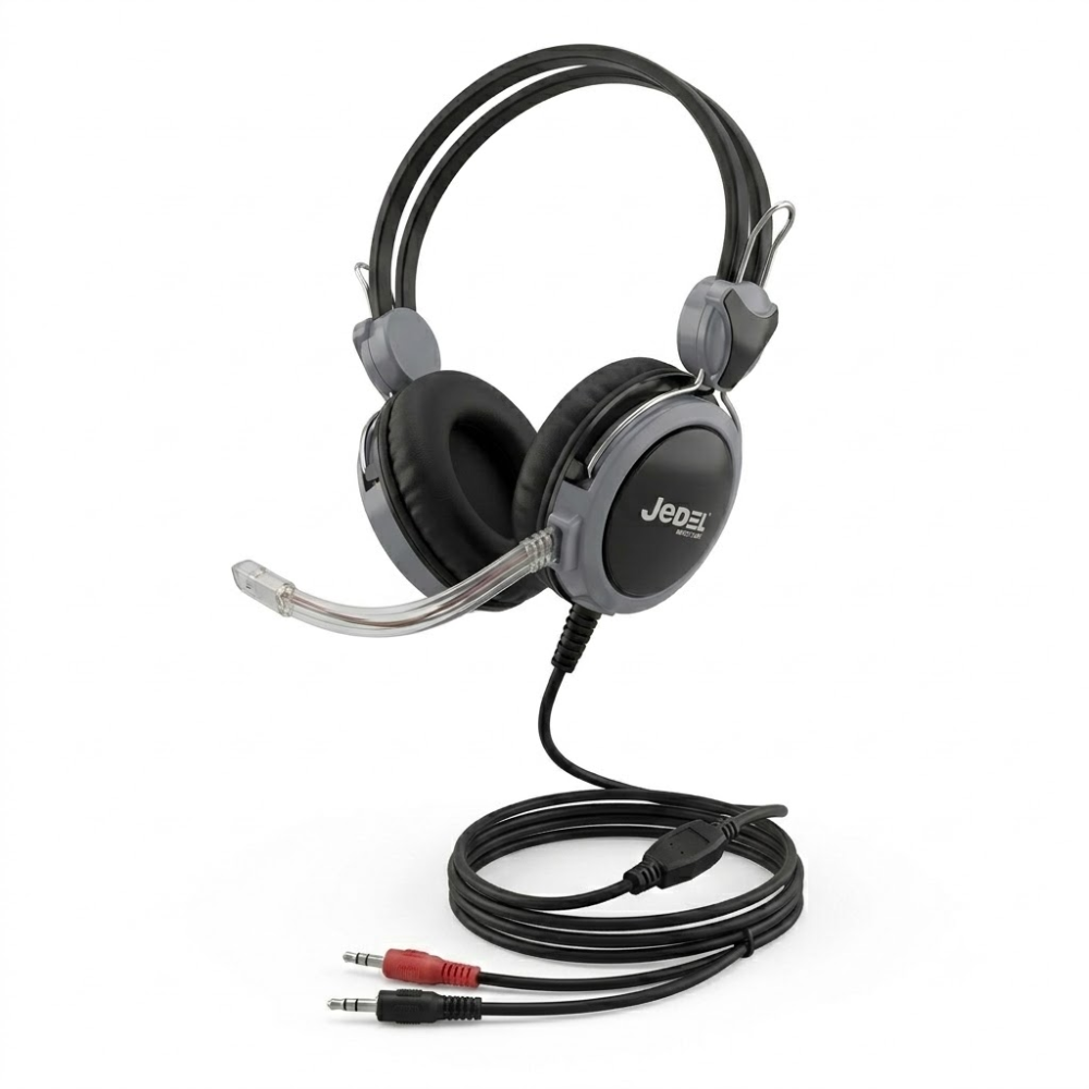 Casque Audio Stéréo Jedel Avec Microphone thumbnail 1