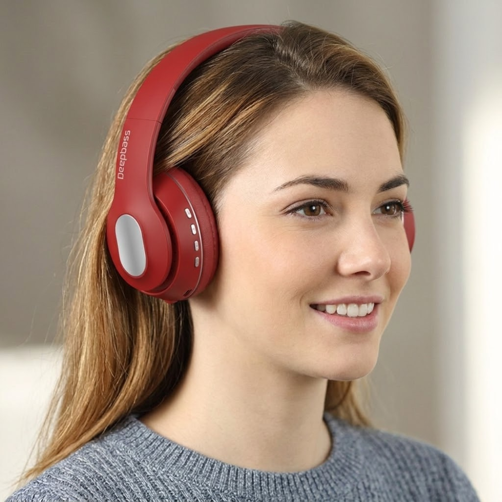 Casque Bluetooth - R8 - Rouge