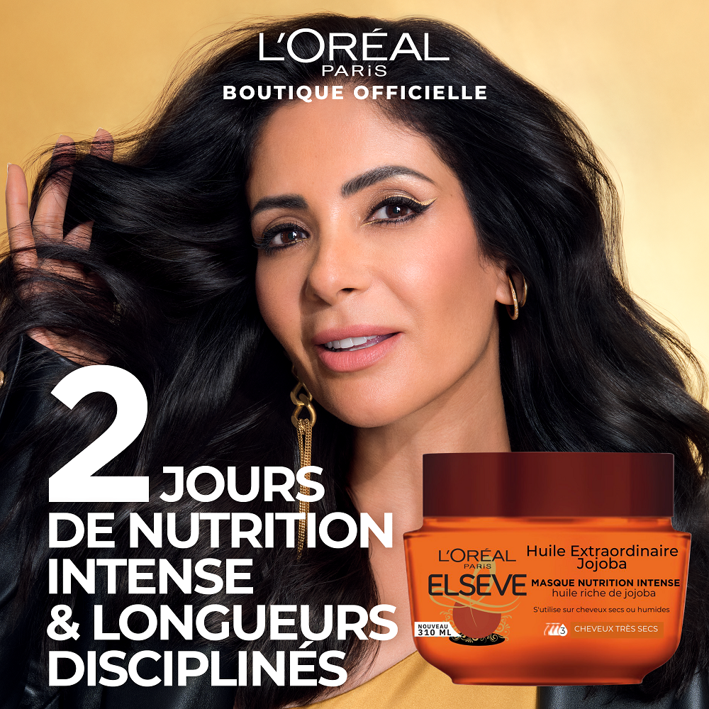 Elsève Masque Huile Extraordinaire Jojoba- Masque Nutrition Intense