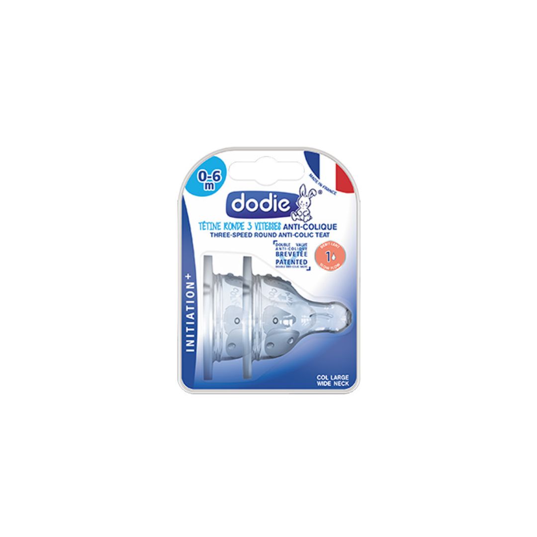 Tétine Ini+ Anti Colique D1 0-6M X2 