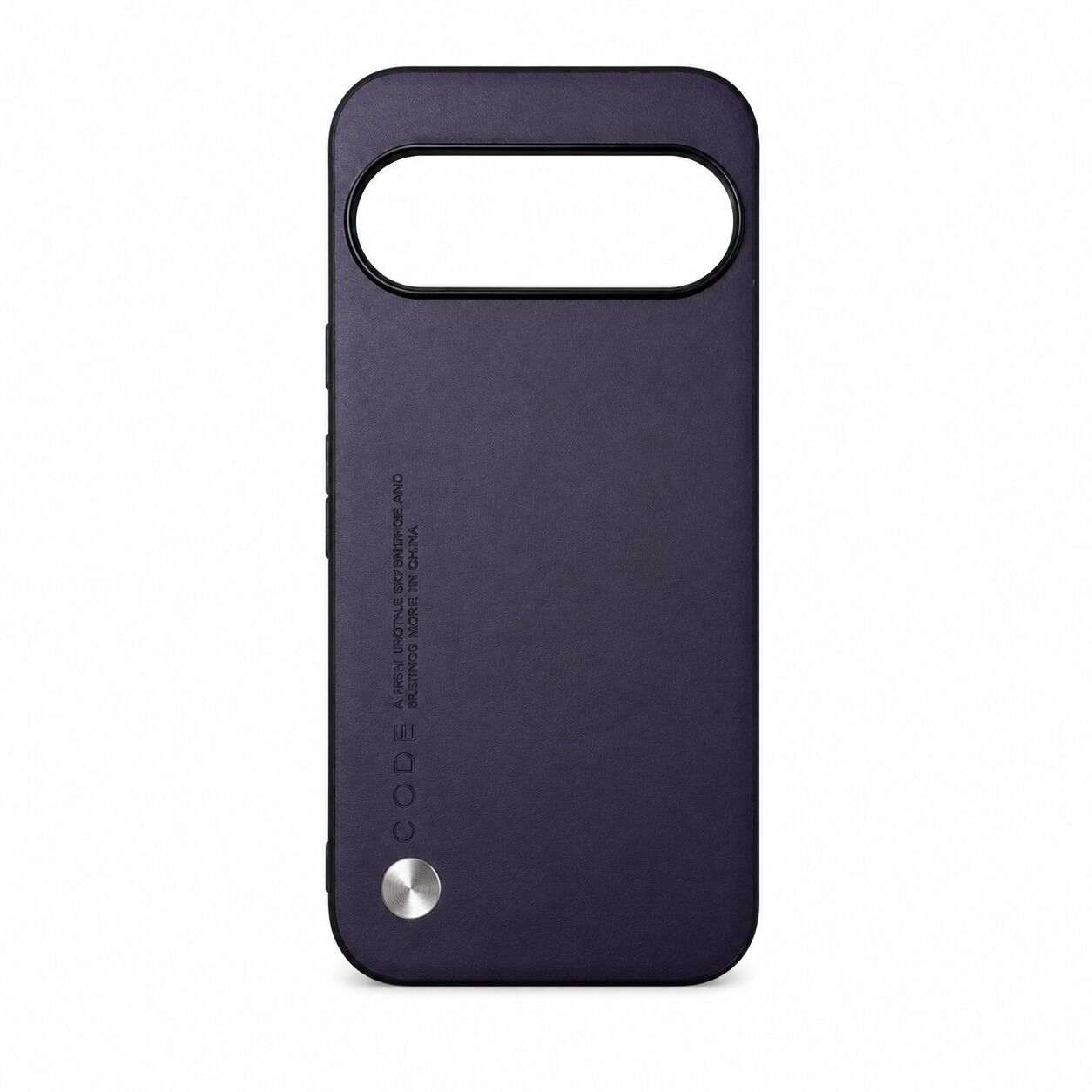 Pixel 9 Pro Purple Coque Semi Cuir
