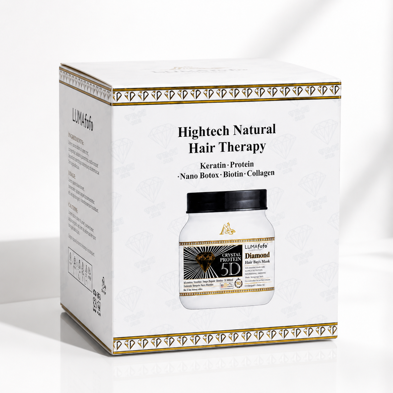 Lumafofo Diamond Crystal Protein 5d – Masque Capillaire Nourrissant & Réparateur