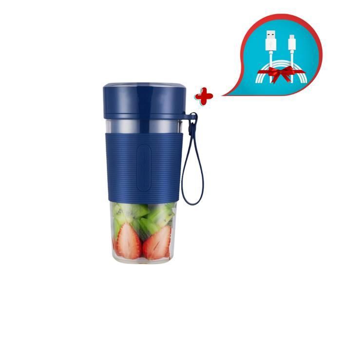Mixeur Portable - Mini Blender - Sans Fil - Couleur Aléatoire thumbnail 1