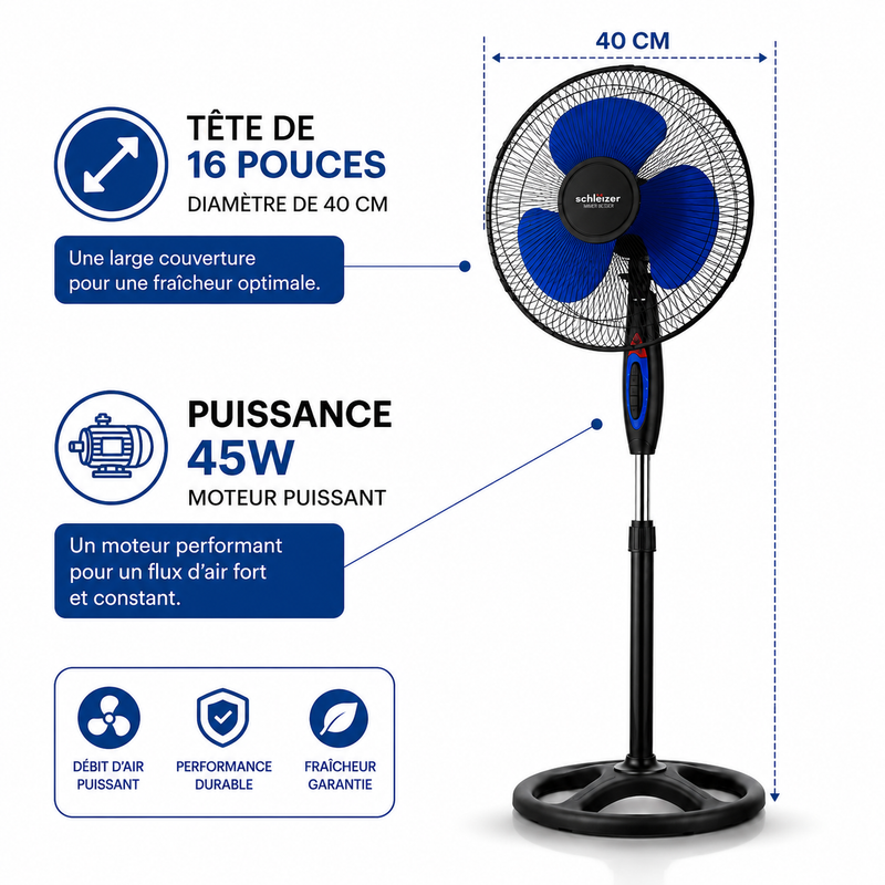 Ventilateur Sur Pied Slz-841 thumbnail 3