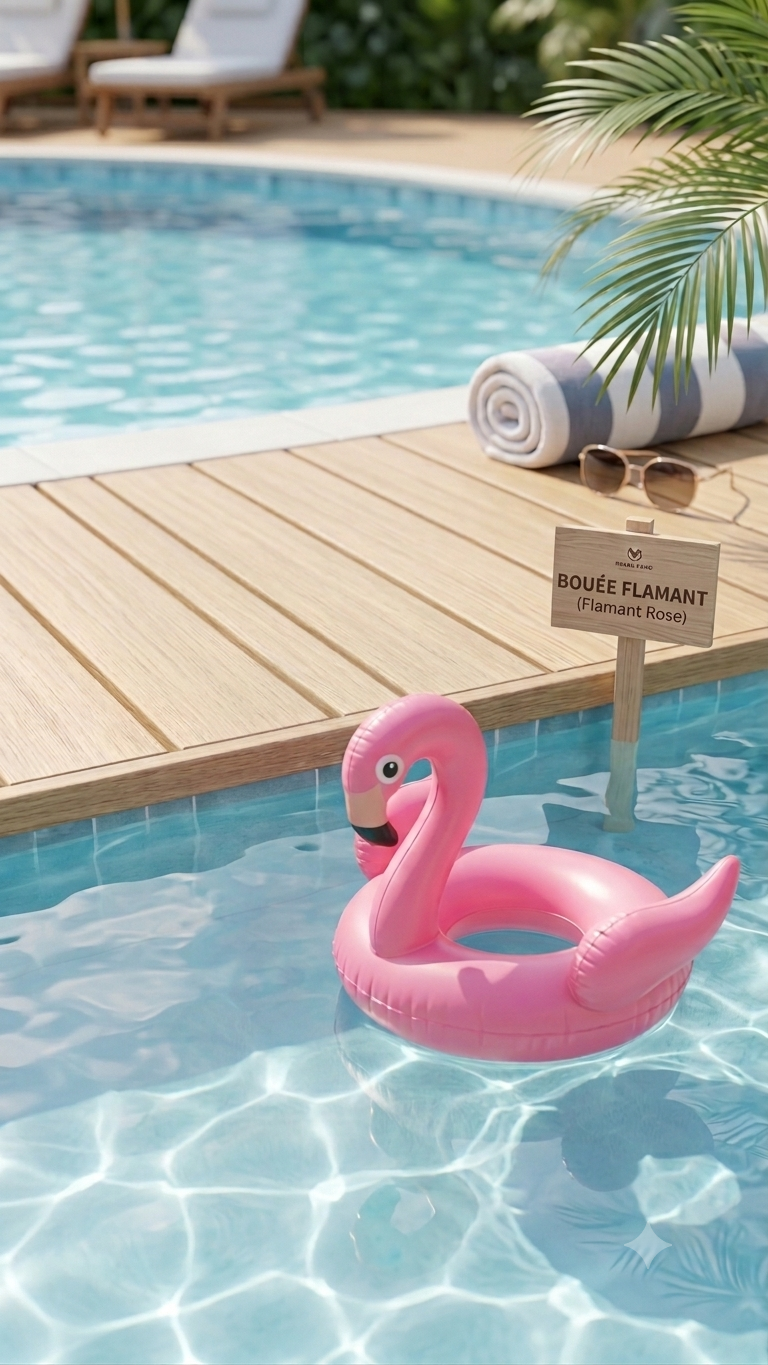Bouée Gonflable Flamant Rose Géante – L'incontournable De L'été